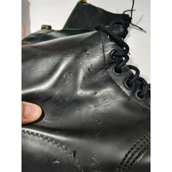 Doc Martens 20 Eye Lace Up Knee High Boots - Picture 13 of 16